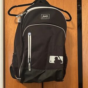 Franklin Men's Black Backpack with Contrasting Trim